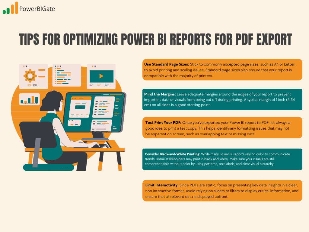 Tips for Optimizing Power BI Reports for PDF Export