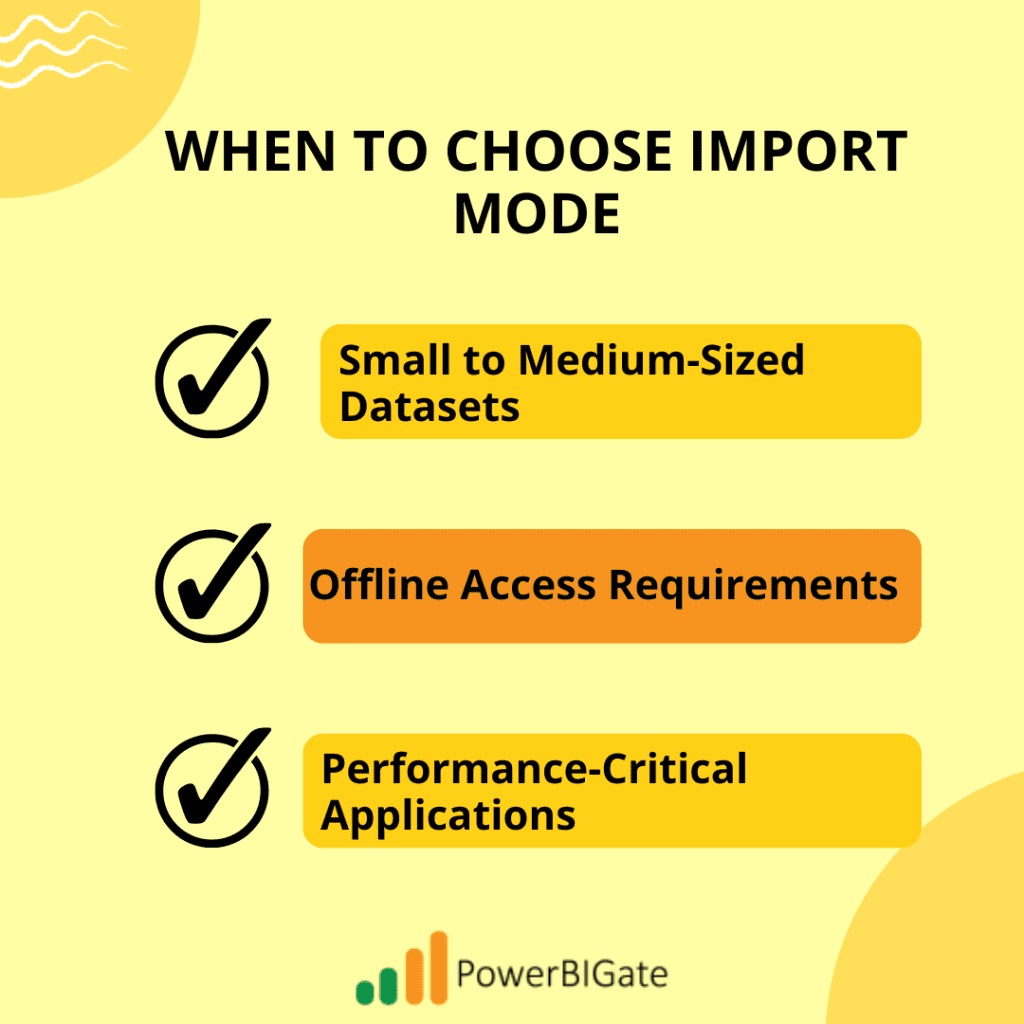 When to Choose Import Mode